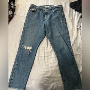 Levis Wedgie Fit Ankle Jeans